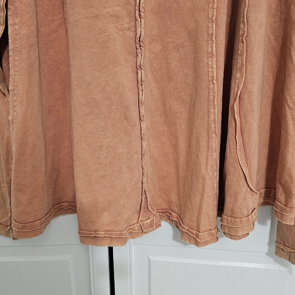 Ces Femme Organic Cotton Burnt Orange Top. NWT - Picture 6 of 13